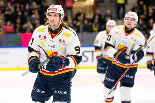 Djurgårdens Axel Jonsson Fjällby och Marcus Davidsson