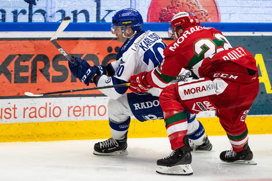 Leksands Martin Karlsson   och Moras Matt Bailey