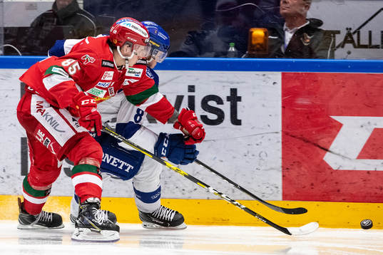 Moras Michael Haga och Leksands Filip Johansson