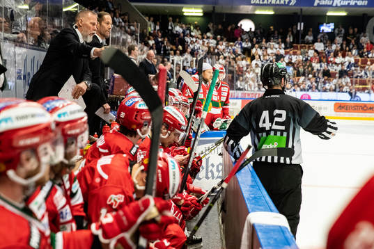 Moras tränare Mats Lusth