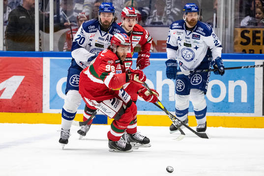 Moras Niki Petti och Leksands Mattias Karlsson