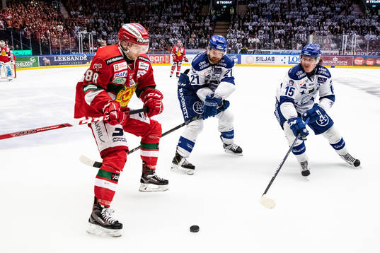 Moras Spencer Abbott och Leksands Mattias Ritola och Johan