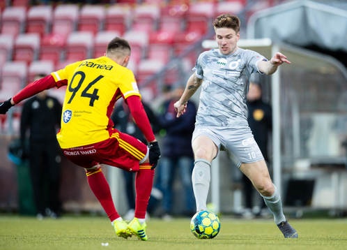 Degerfors Marcus Astvald utmanar Syrianskas Samjl Suljevic