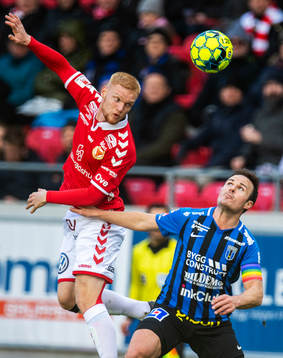 Kalmars Nils Fröling  och Sirius Niklas Busch Thor