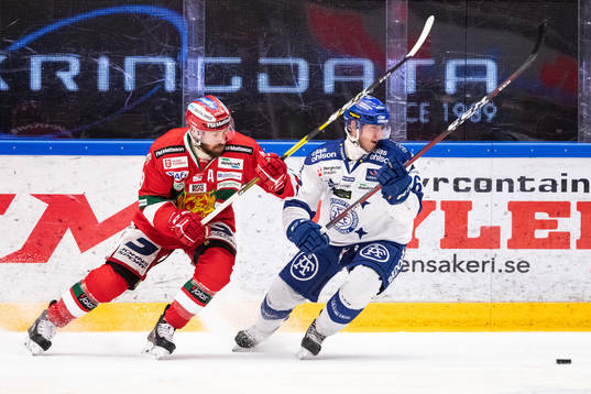 Moras Andrew Rowe och Leksands Kevin Schulze
