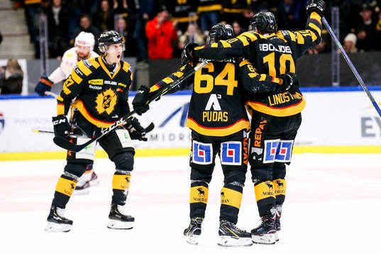 Skellefteås Joakim Lindström, Jonathan Pudas och Robin