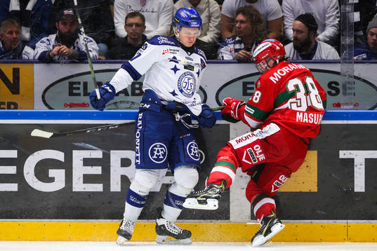 Leksands Anton Karlsson och Moras Adam Massuhr
