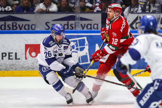 Leksands Kevin Schulze och Moras Matt Bailey