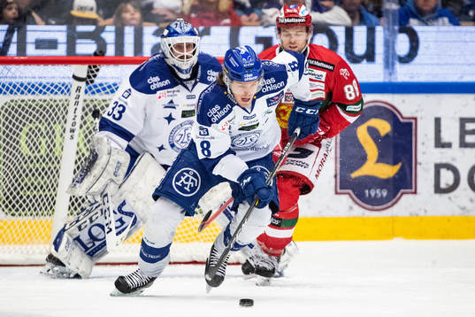 Leksands Filip Johansson och Moras Spencer Abbott