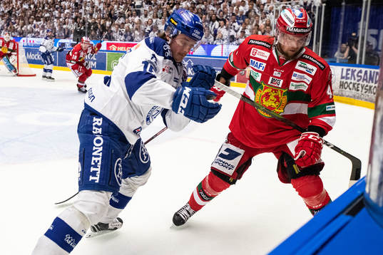 Leksands Johan Porsberger och Moras Viktor Amnér