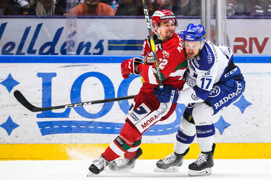 Moras Kevin Gagné och Leksands Jesper Ollas