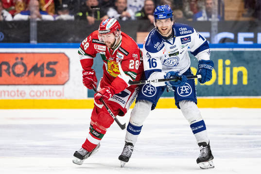Moras Oskar Svanlund och Leksands Daniel Gunnarsson