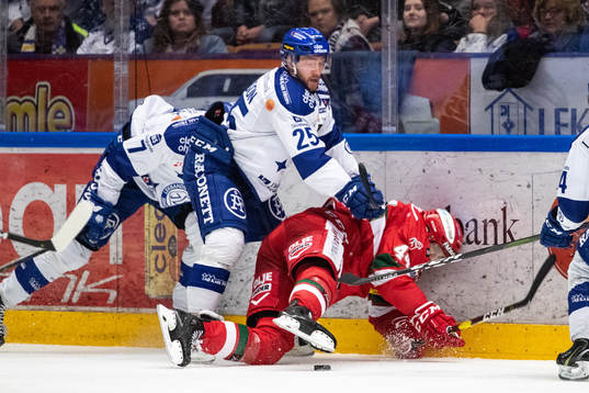 Leksands Linus Persson och Moras Matej Stransky