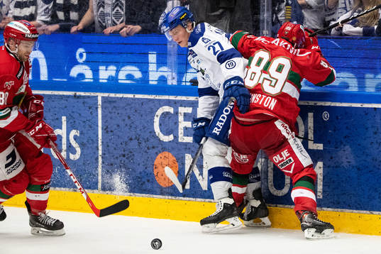 Leksands Anton Karlsson och Moras Ryan Johnston
