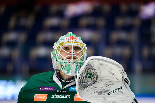 Färjestads målvakt Adam Werner