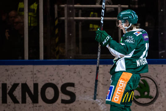 Färjestads Joakim Nygård jublar