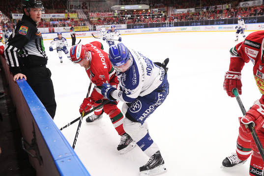 Moras Alexander Hilmerson och Leksands Lucas Nordsäter