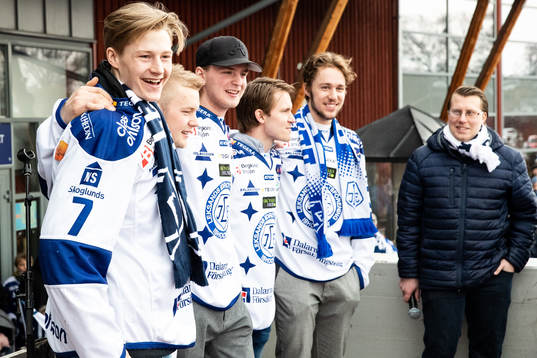 Leksands Lucas Nordsäter och Axel Bergkvist och Calle