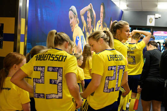 Elin Rubensson, Mimmi Larsson and Fridolina Rolfö of