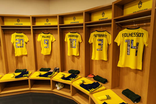 Jerseys of Mimmi Larsson, Kosovare Asllani, Sofia