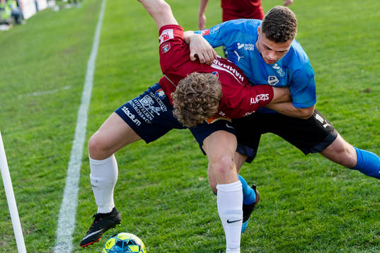 Halmstads Gabriel Gudmundsson och Örgrytes Freddie Brorsson