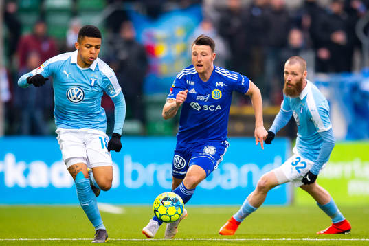 Malmö FFs Romain Gall och Sundsvalls Alexander Blomqvist