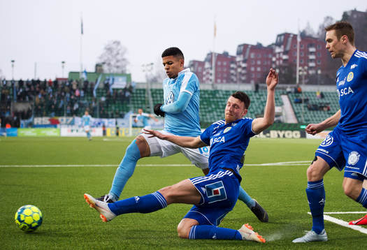 Malmö FFs Romain Gall och Sundsvalls Alexander Blomqvist