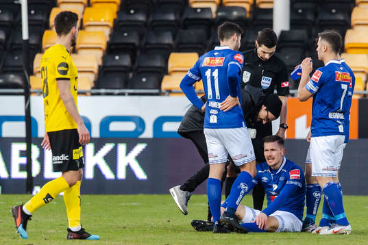 Erik Tønne of Ranheim in pain
