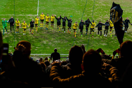 The players of Lillestrøm celebrate