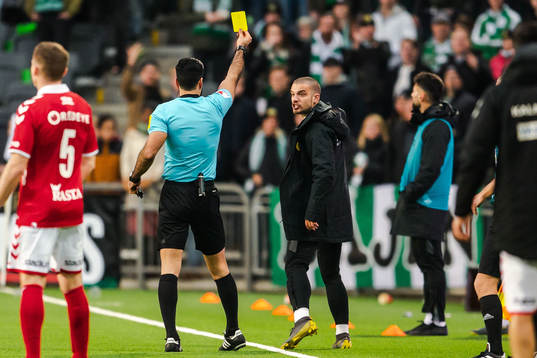 Hammarbys Vladimir Rodić tilldelas en varning