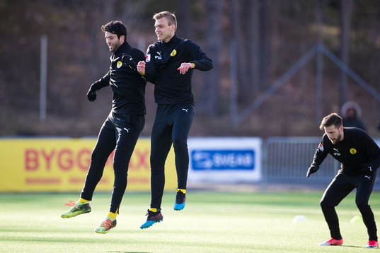 Frejs Luca Gerbino Polo och Marcus Degerlund på