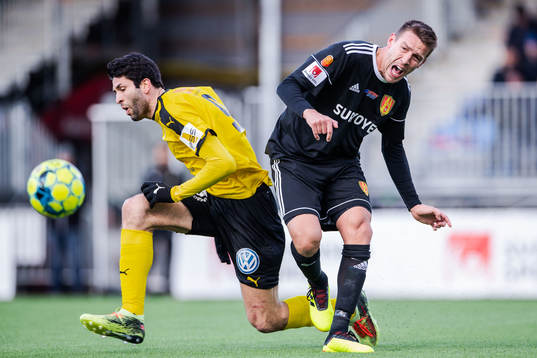 Frejs Luca Gerbino Polo och Syrianskas Matias Cahais