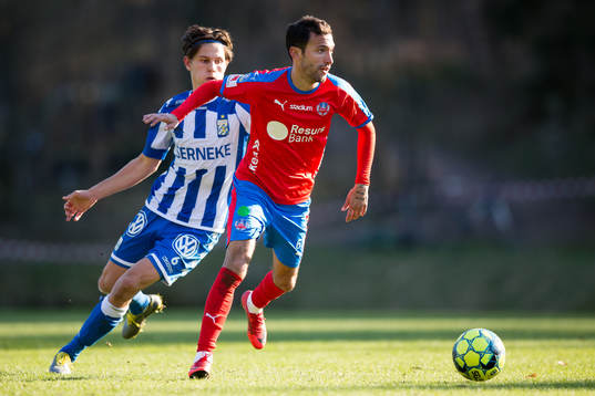 Helsingborgs David Boysen och IFK Göteborgs Johannes
