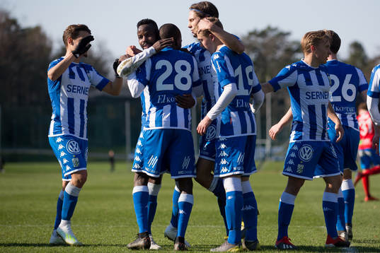 IFK Göteborgs Alhassan Yusuf Abdullahi jublar med