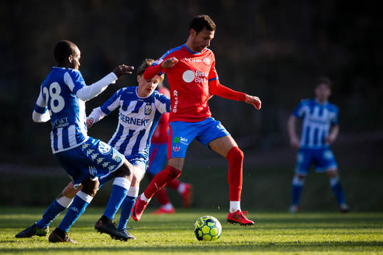 IFK Göteborgs Alhassan Yusuf Abdullahi och Johannes