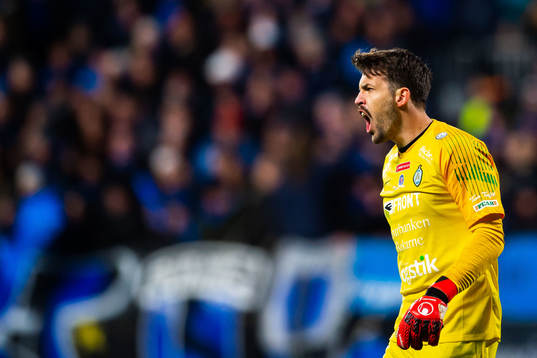 AFC Eskilstunas målvakt Mihail Ivanov