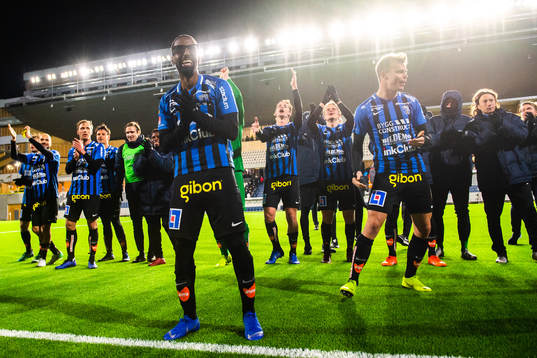 Sirius Mohammed Saeid och Elias Andersson jublar
