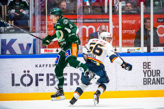 Färjestads Joakim Nygård och Djurgårdens Robin Norell