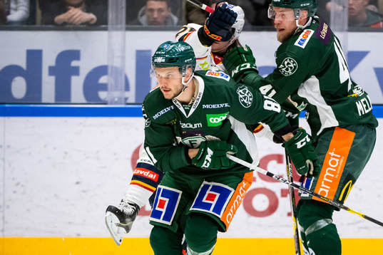 Färjestads Theodor Lennström och Ilari Melart