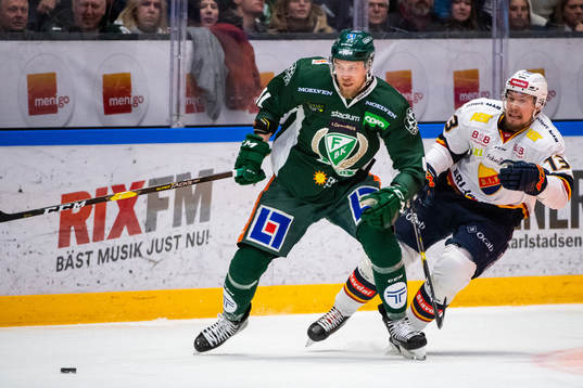 Färjestads Ilari Melart och Djurgårdens Petteri Wirtanen