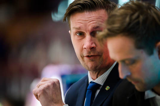 Färjestads tränare Johan Pennerborn