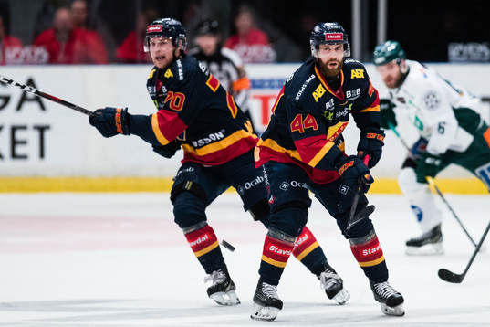 Djurgårdens Marcus Davidsson och Mattias Guter