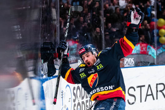 Djurgårdens Daniel Brodin jublar