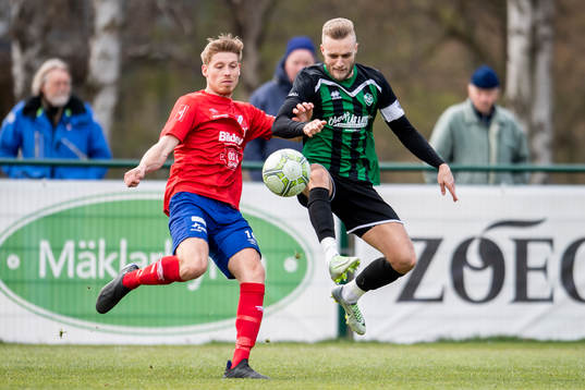 Högaborgs Hampus Agerström och Höganäs Calle Karlsson