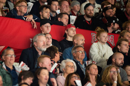 Rasmus Dahlin på läktaren