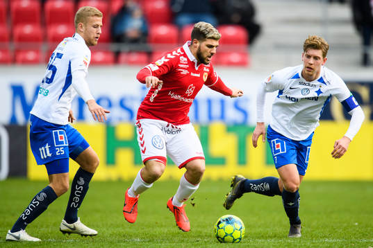 Kalmars Moestafa El Kabir mot IFK Norrköpings Filip