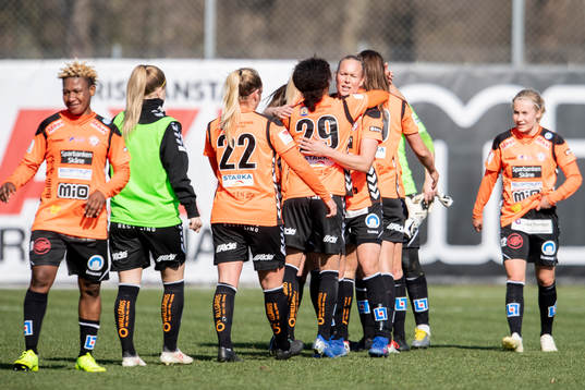 Kristianstads spelare jublar