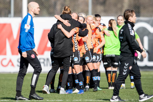 Kristianstads spelare jublar