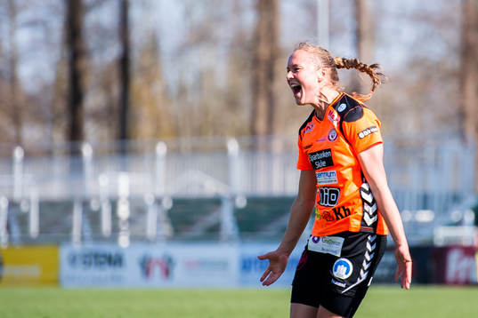 Kristianstads Therese Ivarsson jublar