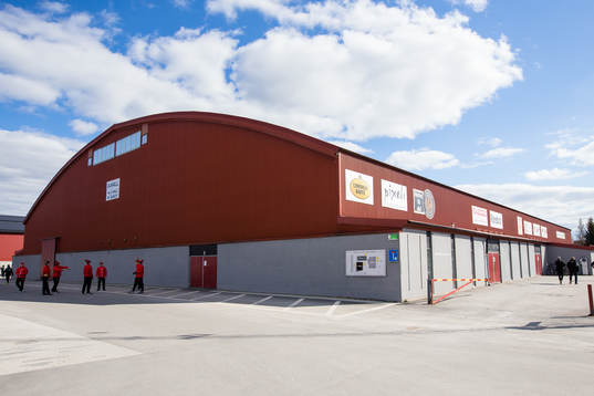 Generell vy utanför Gränby Ishall